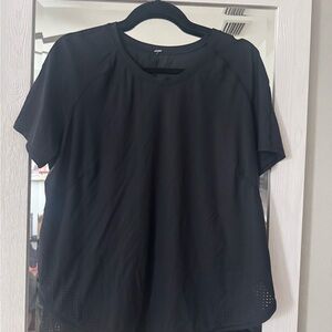 Lululemon Black Short Sleeve Athletic Top